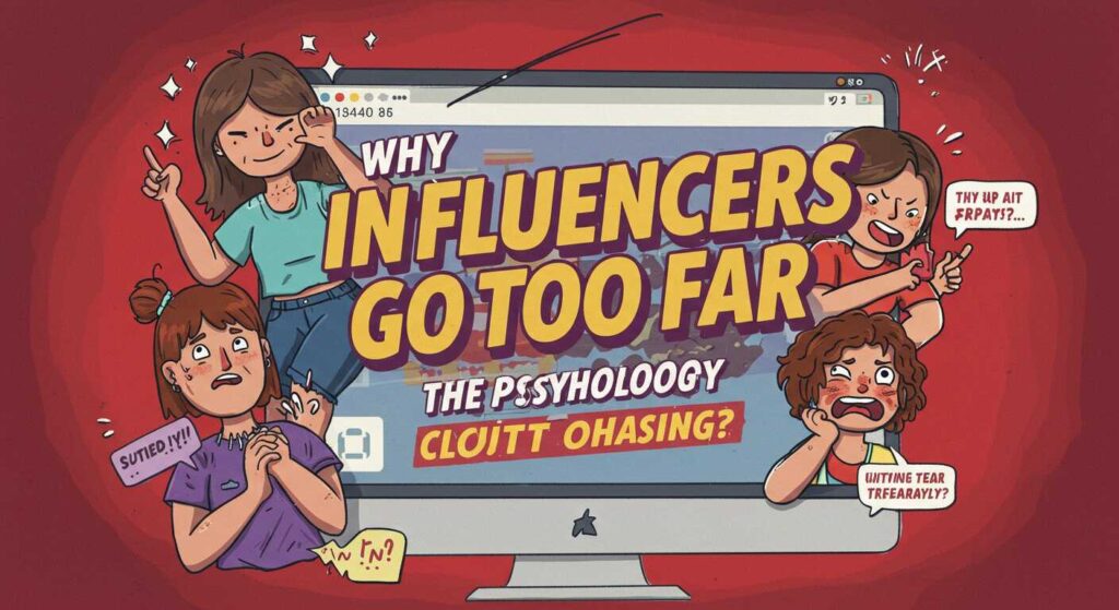 Why Influencers Go Too Far The Psychology of Clout Chasing
